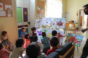 TAP Atelier enfants sur les maisons du monde avec La brèche