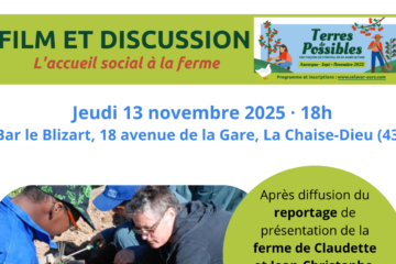 Accueil social à la ferme - 13 novembre 2025